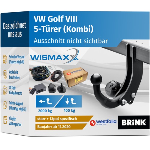 Anhängerkupplung für golf - anhÄngerkupplung,