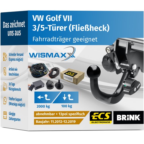 Anhängerkupplung für golf - anhÄngerkupplung, vw