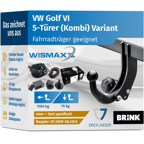 Anhängerkupplung für golf - für, vw