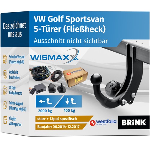 Anhängerkupplung für golf - anhÄngerkupplung,