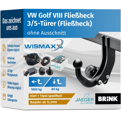 Anhängerkupplung für golf - für,