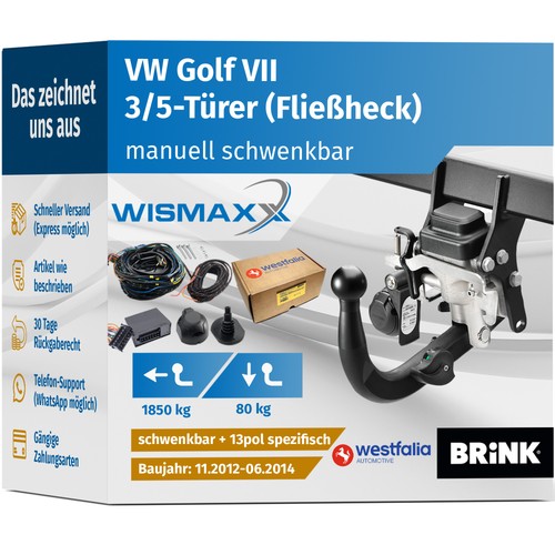 Anhängerkupplung für golf - anhÄngerkupplung, vw