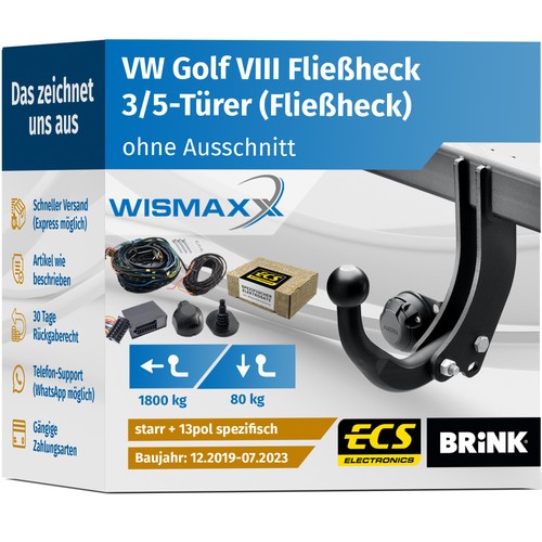 Anhängerkupplung für golf - für,