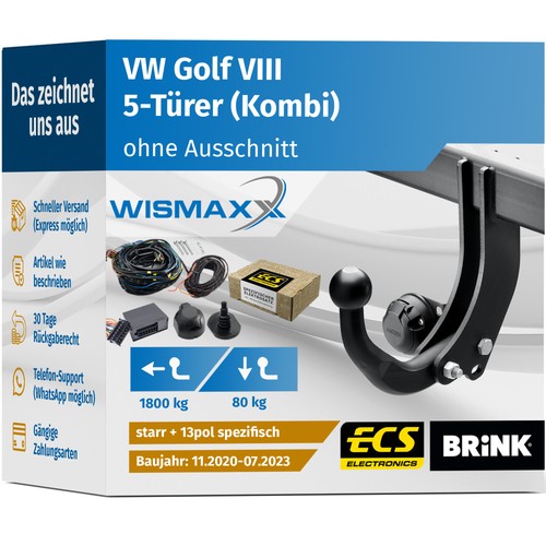 Anhängerkupplung für golf - anhÄngerkupplung,