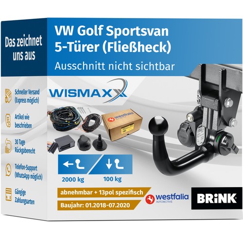 Anhängerkupplung für golf - anhÄngerkupplung, vw