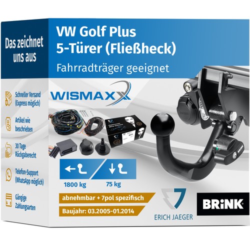 Anhängerkupplung für golf - anhÄngerkupplung,