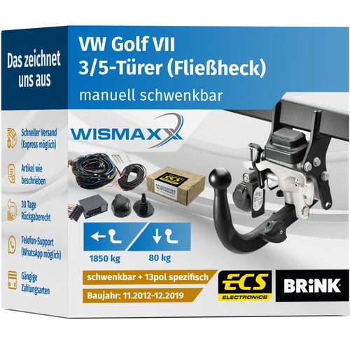 Anhängerkupplung für golf - anhÄngerkupplung,