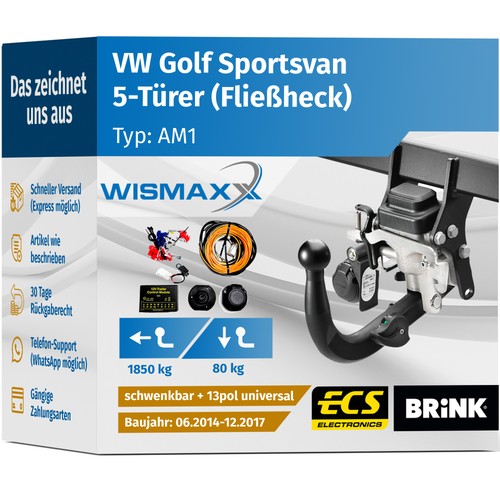 Anhängerkupplung für golf - für,