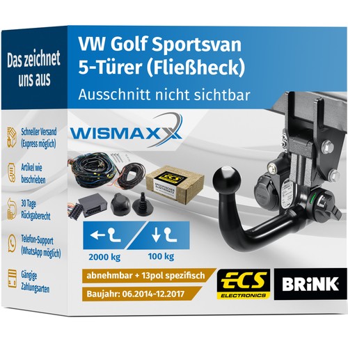 Anhängerkupplung für golf - anhÄngerkupplung,