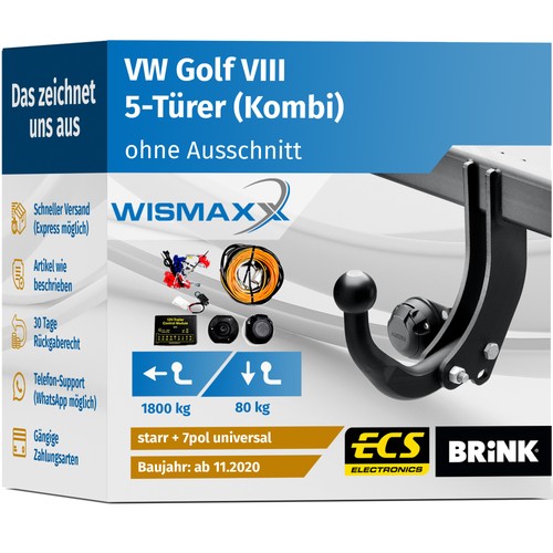 Anhängerkupplung für golf - anhÄngerkupplung,