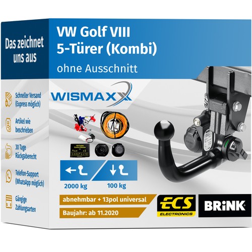 Anhängerkupplung für golf - anhÄngerkupplung,